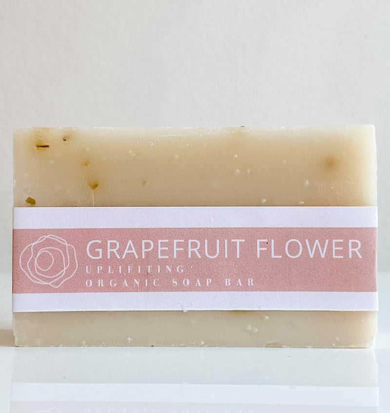 Grapefruit Flowers Organic Bar Soap