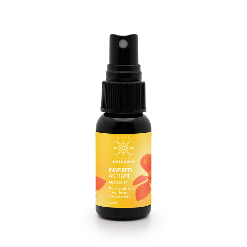 LOTUSWEI Flower Essence Infused Aura Mist Inspired Action
