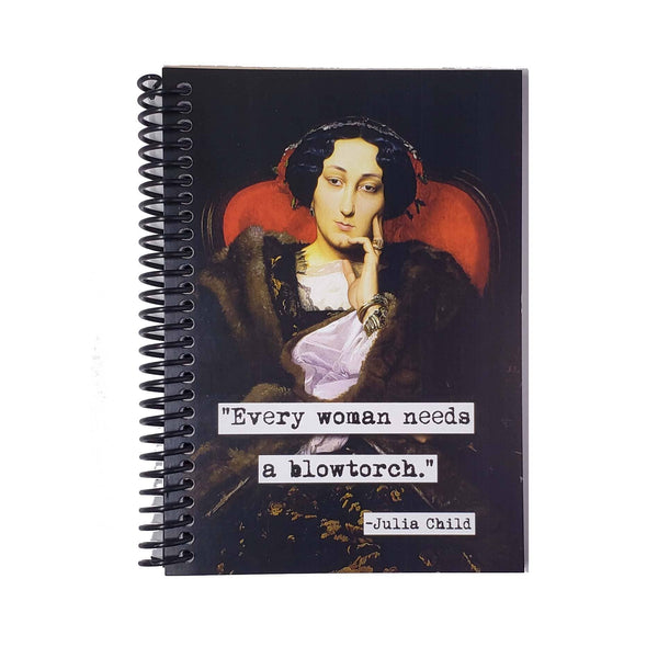 Blowtorch Quote Blank Notebook